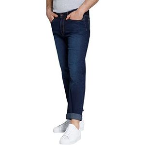 STHUGE Regular Fit Jeans voor heren, Denim Blauw, 36W x 30L