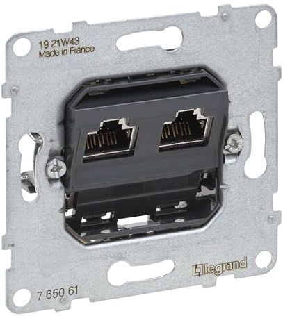 SEANO - RJ45-Inzetstuk - UTP - IP 20 - IK 04 - Recycled Kunststof