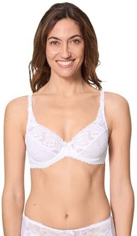 PLAYTEX - Flower Elegance - Omsluitende BH - Wit - Kant