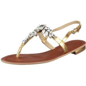 Buffalo 309-7237 pu, damessandalen/teenslippers, Goud 01., 37 EU