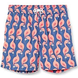Hackett London Zwemshort voor jongens, Flamingo Volley B, roze (roze 325), 92 cm