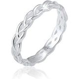 Elli Ring Dames Gevlochten Oneindig Knoop Trend in 925 Sterling Zilver