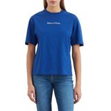 Marc O'Polo Shirt  royal blue/koningsblauw / wit