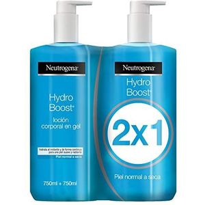 Neutrogena Hydro Boost vochtinbrengende bodylotion in gel met hyaluronzuur, normale tot droge huid, 2 x 750 ml