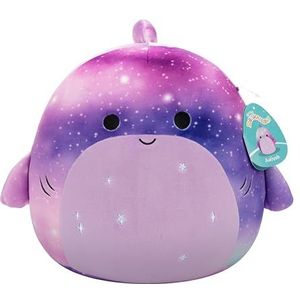 Squishmallows SQCR06574 - Aaliyah de haai 30 cm, officiële Jazwares pluche, superzacht knuffeldier