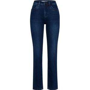 BRAX Carola Five-Pocket-jeans voor dames, in thermo-denim, vrijetijdsbroek, Used Dark Blue., 29W / 30L