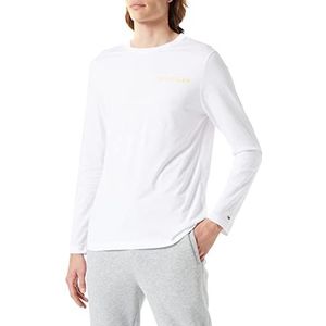 Tommy Hilfiger L/S T-shirts voor heren, Wit (wit), XXL