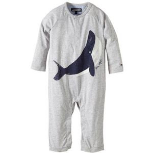 Tommy Hilfiger baby - jongens rompertje WHALE BABY BOY COVERALL L/S / EZ57119769