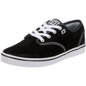 Globe Motley GBMOTLEY, heren sportschoenen - skateboarding, zwart, (black/white suede 10302), zwart, 47 EU