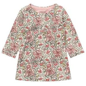 Noppies Laguna, meisjesjurk, lange mouwen, allover print, kinderjurk, Boter Cream - P959, 56 cm