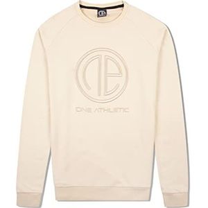 One Athletic Premium katoenen trui voor heren, X-Small, Camel
