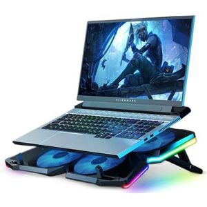 Offgridtec - K25 Pro - Laptopkoeler - Blauw - Geventileerde Standaard met 4 Stille Ventilatoren
