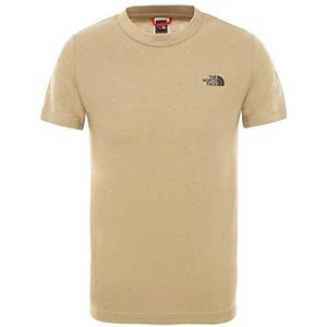 The North Face Y Ss Simple Dome Tee Kelp Tan voor kinderen