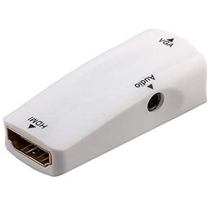 Goobay 44794 Compacte HDMI/VGA-adapter incl. audio, verguld