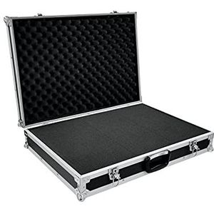 ROADINGER Universele koffer FOAM GR-2 zwart | Flightcase met flexibele schuimvulling en 650 x 450 x 105 mm (binnenmaat)