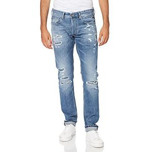 Replay Willbi Aged Jeans voor heren, 0091 Medium Blauw, 29W x 34L