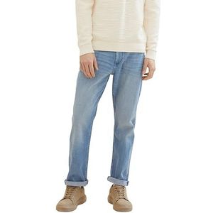 TOM TAILOR Heren Comfort Straight Jeans, 10280 - Light Stone Wash Denim, 32W / 34L
