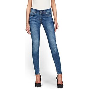 G-Star Raw Lynn Mid Waist Skinny Jeans Jeans dames,Grijs (Faded Industrial Grey 9882-b336),24W / 32L