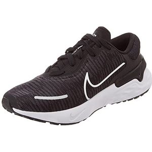 Nike Renew Run 4 Sneakers voor heren, zwart, wit, antraciet, 45.5 EU
