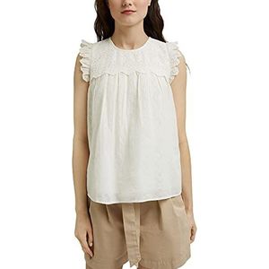 edc by ESPRIT damesblouse 041cc1f301, Off White (110), XXS