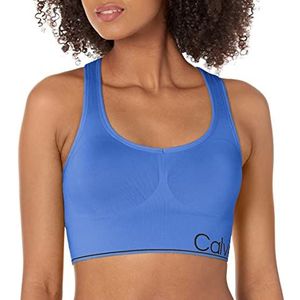 Calvin Klein Performance dames Pf2t3958-wy9-X-groot sportbeha, Blue Wave, X-Large, Blauw (Blue Wave), XL