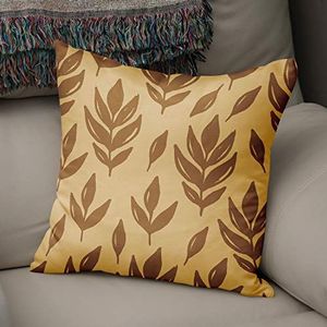 BonaMaison Decoratieve Kussensloop, Bruine tinten Kussenhoezen Bank, Zitkussen, Decoratieve Kussenhoesjes, Kussensloop; Sofa, Slaapkamer, Kantoor, Auto 50x50 Cm - Ontworpen en vervaardigd in Turkije
