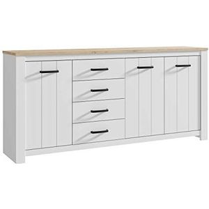 FORTE Elara commode, houtmateriaal, 206 x 95,7 x 42,2 cm