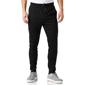 Southpole Heren Side Zipper Tech Fleece Jogger Broek, zwart, S