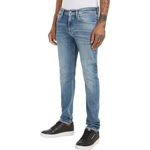 Calvin Klein Jeans Slim Taper Broek voor heren, Denim Light, 38W / 32L