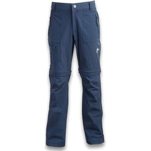 ANDE New Palma Jr Zip-off kinderbroek – veranderbaar en ademend voor wandelingen, Blauw, 4 anni