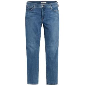 Levi's Dames Size Jeans, 314 Pl Shaping Straight Lapis Gem Plus, 14