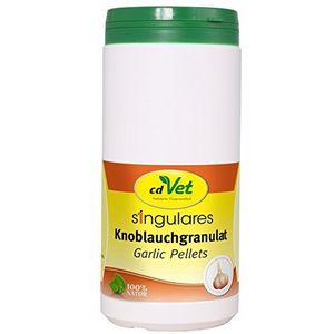 cdVet natuurproducten singulares knoflookgranulaat 900 g - paard - natuurlijke bescherming tegen insecten - bescherming tegen endo- en ectoparasieten - insectenwerende werking - bedekt eigen geur - gezondheid -
