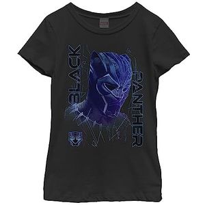 Marvel Ultra Panther T-shirt voor meisjes, zwart, L