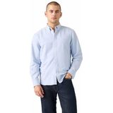 LEVI'S - Authentic Button Down Shirt - Bruin/Wit - Overhemd