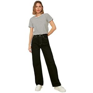 Trendyol Jeans voor dames, Zwart, 60