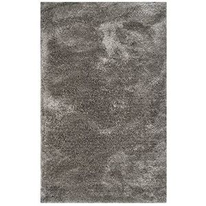 Safavieh Woonkamertapijt, handgetuft, poly-katoenen tapijt 120 X 180 cm zilver.