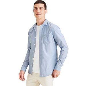 Origineel SHIRT SLIM, blauw, XL