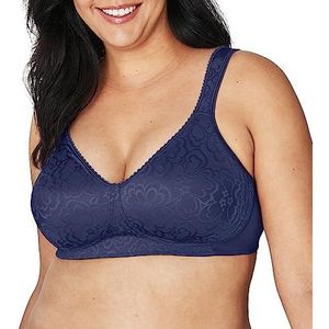 Playtex Damesbeha met volledige dekking (verpakking van 2), Blauw fluweel, 85B