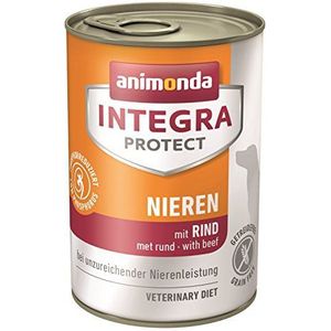 Animonda Integra Protect Dieet hondenvoer, natvoer bij chronisch nierfalen, met rundvlees, 400 g (1 stuk)