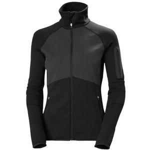Helly Hansen Dames LIFA Merino Volledige Zip Midlayer Shirt, 990 Zwart, XS