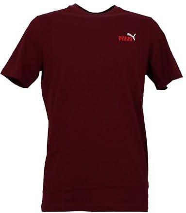 PUMA - Essentiel - T-shirt - Bordeaux - Katoen