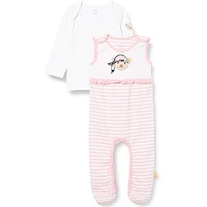 Steiff Babymeisjes set rompers + T-shirt lange mouwen peuter pyjama Sweet Lilac, 50