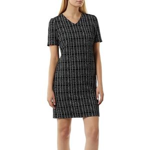 COMMA Jurk  zwart / wit