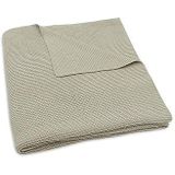 Jollein - Deken Ledikant 100x150cm Basic Knit - Dekentje Baby - Olive Green