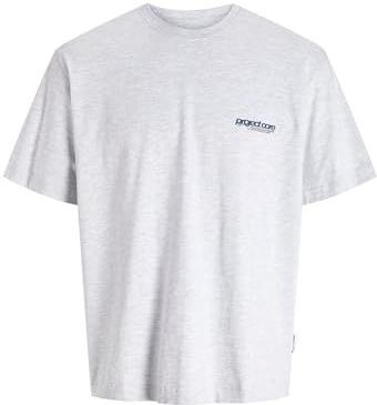 JACK & JONES Shirt 'JCOUnion'  donkerblauw / wit gemêleerd