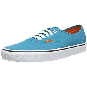 Vans Authentiek, Unisex Volwassenen Low-Top Sneaker, Blauw (Pagoda Blauw/Amberglow), 11 UK (46 EU), Blauw (Pagode Blauw/Amberglow), 30 EU