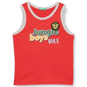 United Colors of Benetton Tanktop voor jongens, Rosso 29l, 3 Maanden