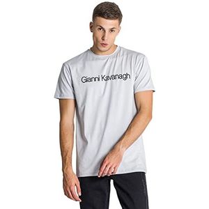 Gianni Kavanagh Grey Essential Maxi Slim Tee T-shirt voor heren, Grijs, L