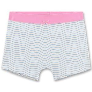 Sanetta Kindermeisjesonderbroek, shorts met pijpen, panty, biologisch katoen, blauw, 140 cm