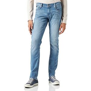 MUSTANG Oregon Tapered Jeans voor heren, Mittelblau 313, 30W x 30L